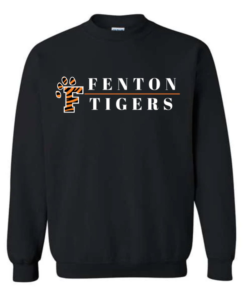 Adult - HeavyWeight Crew Sweatshirt - FPaw Fenton Tigers