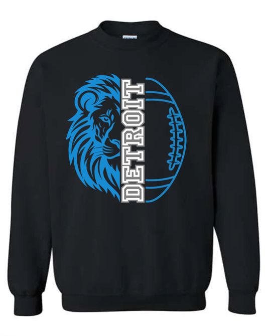 Adult - Heavyweight Crewneck Sweatshirt - Detroit Lions