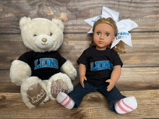 Detroit Lions Doll/Bear Shirt
