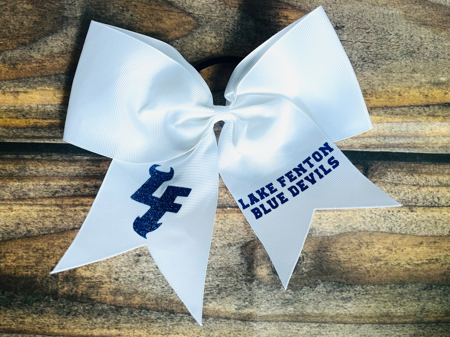 Lake Fenton Blue Devils Hair Bow
