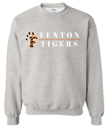 Adult - HeavyWeight Crew Sweatshirt - FPaw Fenton Tigers