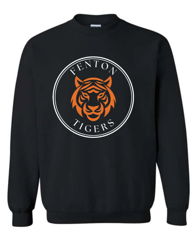 Adult - HeavyWeight Crew Sweatshirt -  Circle Tiger
