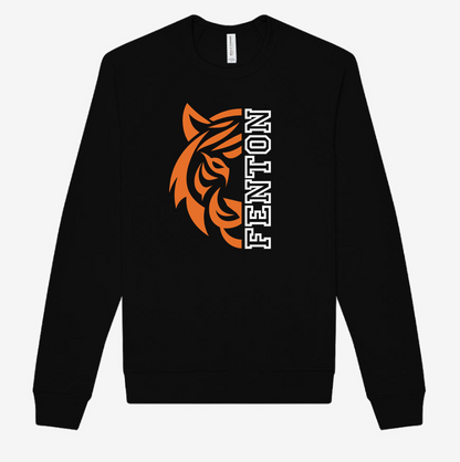 Adult - LightWeight Crew Sweatshirt - Fenton Tigers