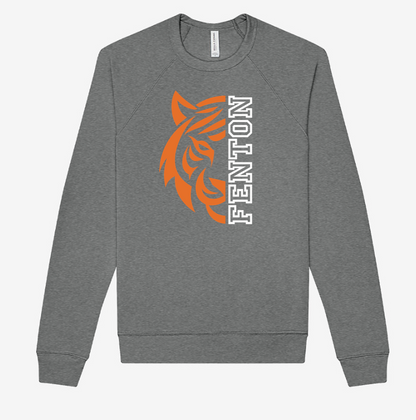 Adult - LightWeight Crew Sweatshirt - Fenton Tigers