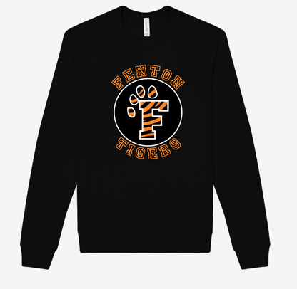 Adult - LightWeight Crew Sweatshirt - Fenton Tigers