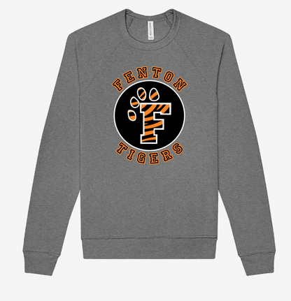 Adult - LightWeight Crew Sweatshirt - Fenton Tigers