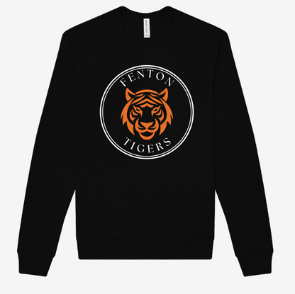 Adult - LightWeight Crew Sweatshirt - Fenton Tigers