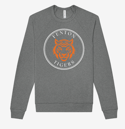 Adult - LightWeight Crew Sweatshirt - Fenton Tigers