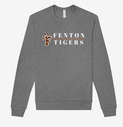 Adult - LightWeight Crew Sweatshirt - Fenton Tigers
