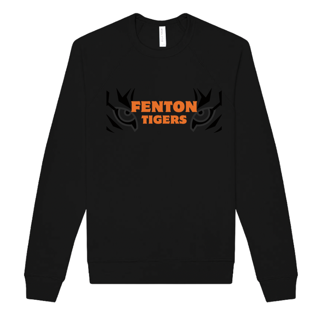 Adult - LightWeight Crew Sweatshirt - Fenton Tigers