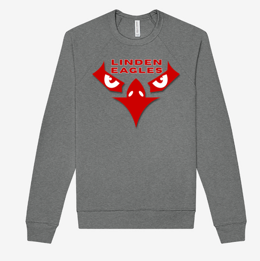 Adult - LightWeight Crew Sweatshirt - Linden Eagles