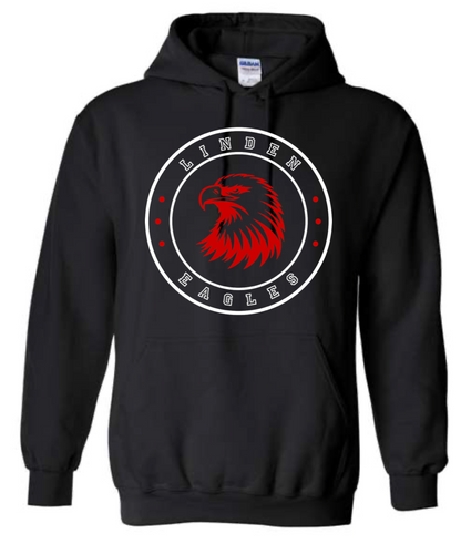 Adult - HeavyWeight Hooded Sweatshirt -  Circle