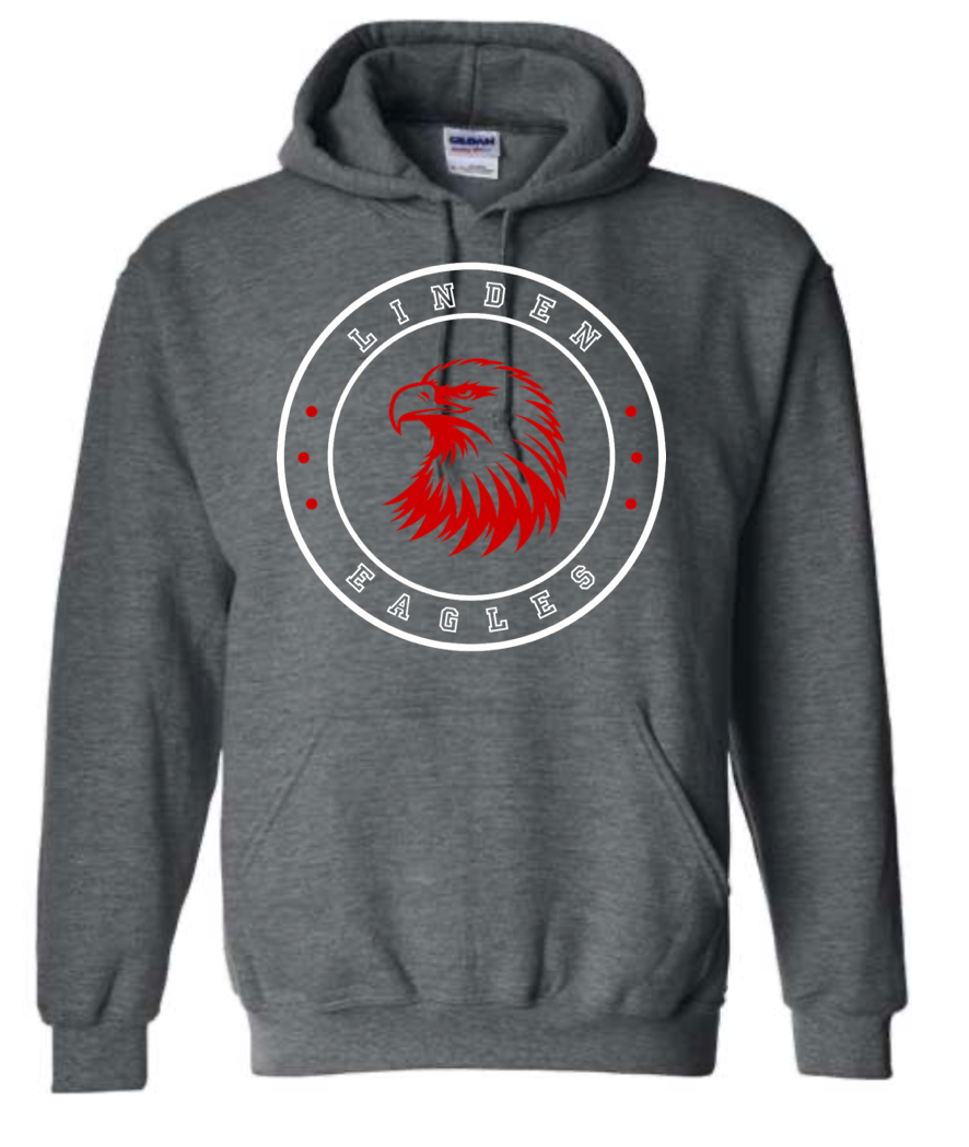 Adult - HeavyWeight Hooded Sweatshirt -  Circle
