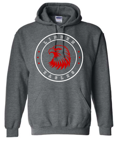 Adult - HeavyWeight Hooded Sweatshirt -  Circle