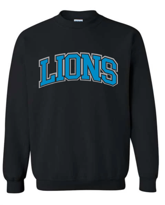Adult - Heavyweight Crewneck Sweatshirt - Detroit Lions