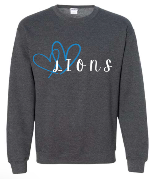 Adult - Heavyweight Crewneck Sweatshirt - Detroit Lions