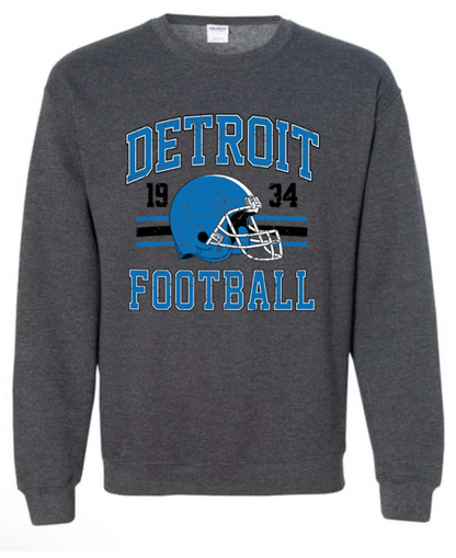 Adult - Heavyweight Crewneck Sweatshirt - Detroit Lions