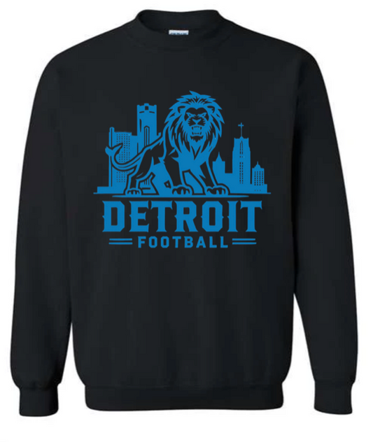 Adult - Heavyweight Crewneck Sweatshirt - Detroit Lions