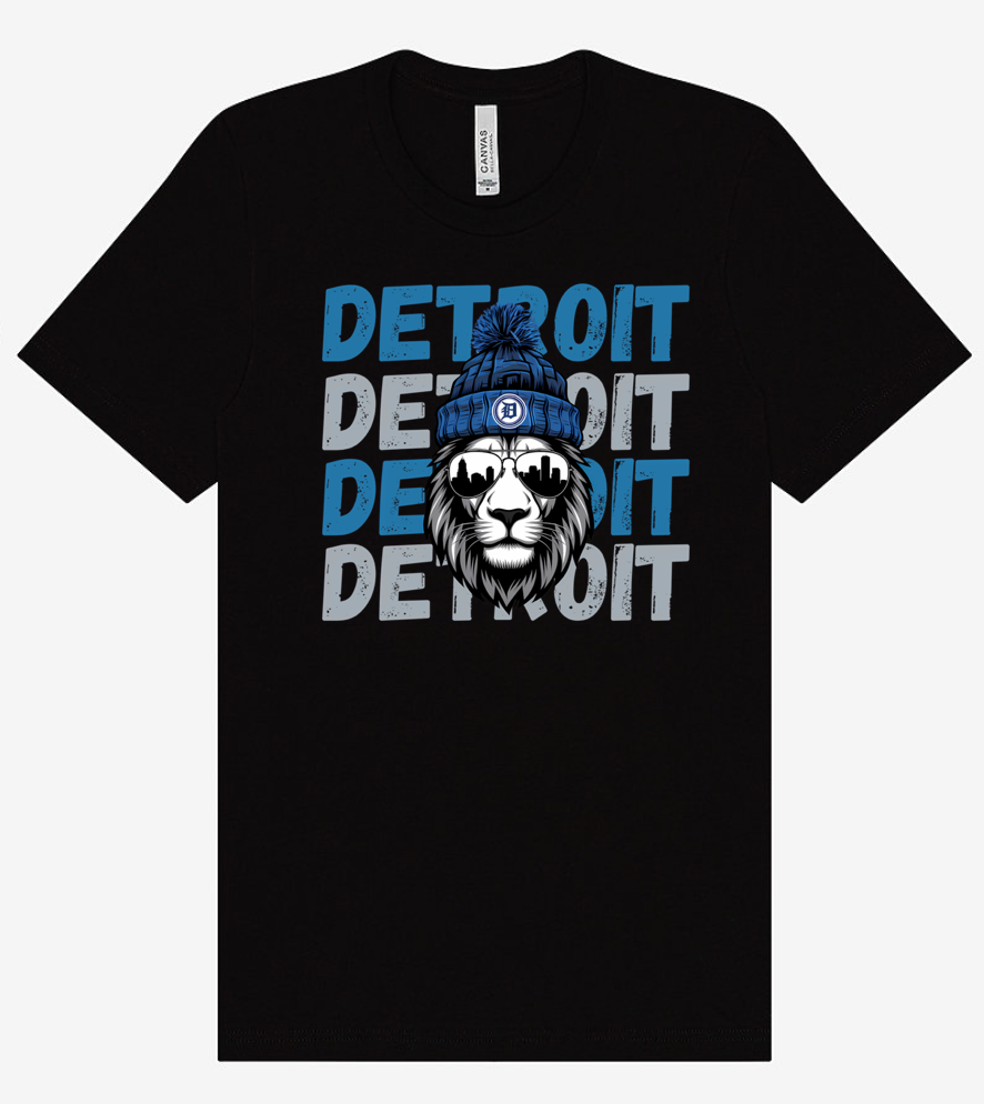 Detroit Lions - Lion w/beanie