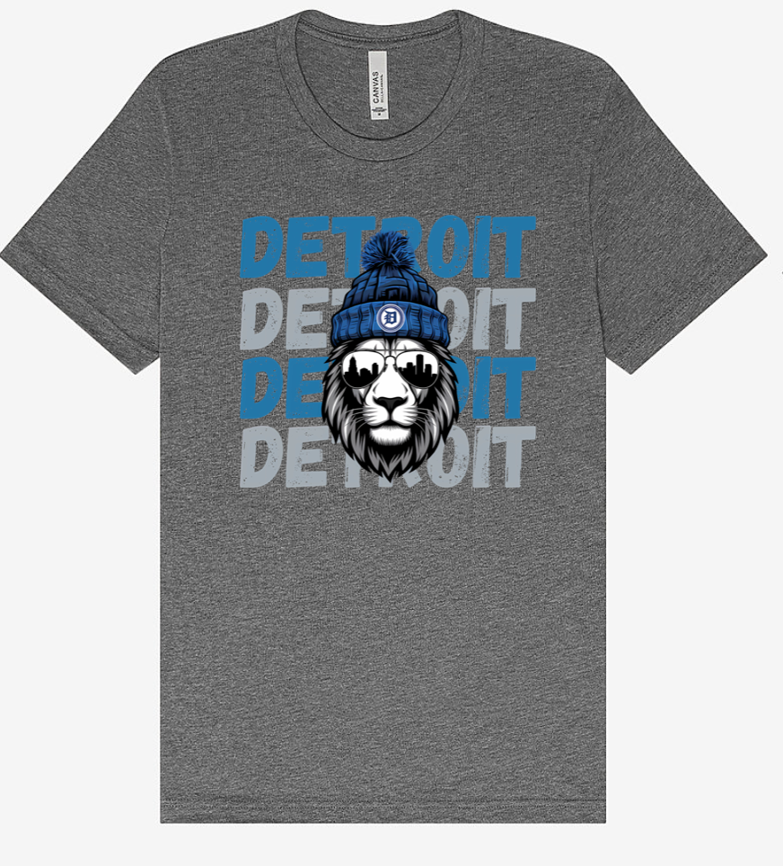 Detroit Lions - Lion w/beanie