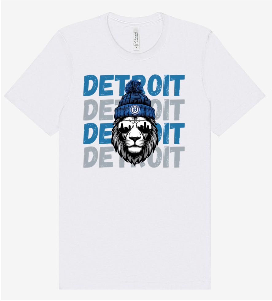 Detroit Lions - Lion w/beanie