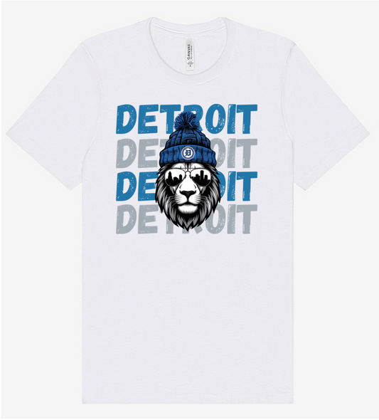 Detroit Lions - Lion w/beanie