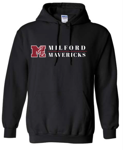 Adult  - Heavyweight Hooded Sweatshirt - Milford Mavericks