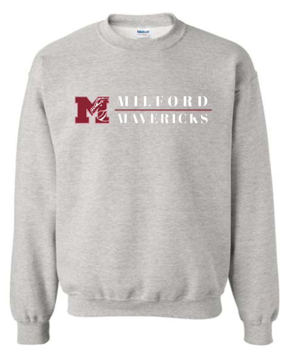Child - Heavyweight Crewneck Sweatshirt - Milford Mavericks