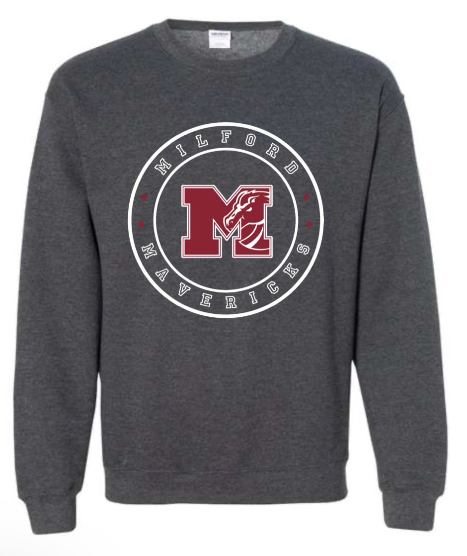 Child - Heavyweight Crewneck Sweatshirt - Milford Mavericks