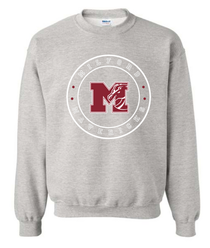 Adult  - Heavyweight Crewneck Sweatshirt - Milford Mavericks