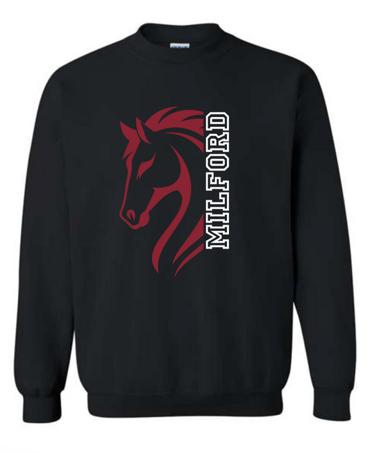 Adult  - Heavyweight Crewneck Sweatshirt - Milford Mavericks