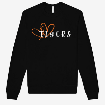 Adult - LightWeight Crew Sweatshirt - Fenton Tigers