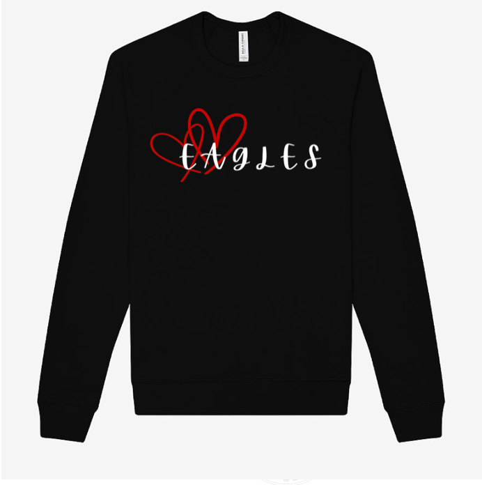 Adult - LightWeight Crew Sweatshirt - Linden Eagles