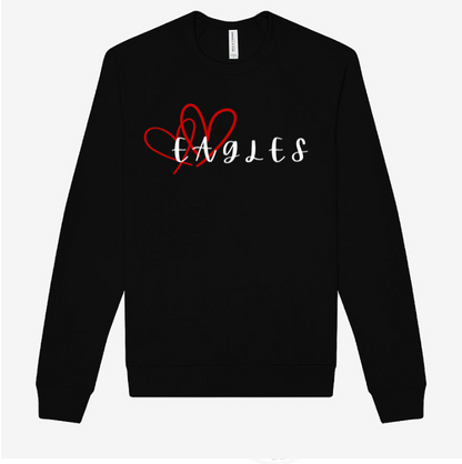 Adult - LightWeight Crew Sweatshirt - Linden Eagles