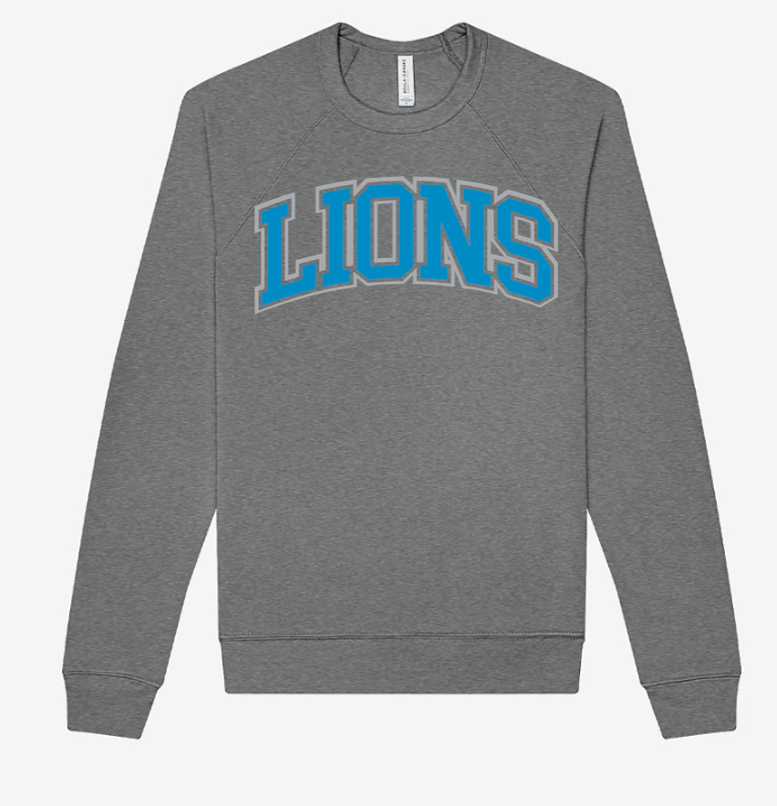 Adult - Lightweight Sweatshirt - Detroit Lions