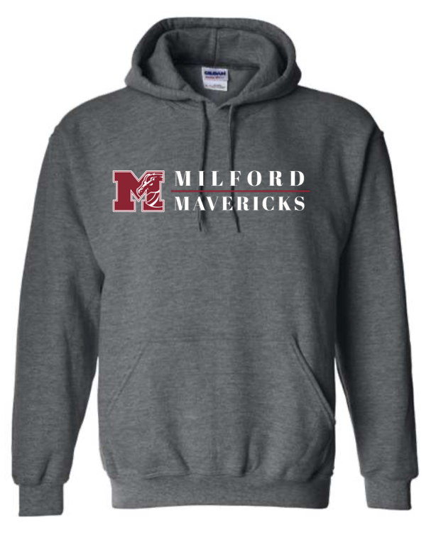 Adult  - Heavyweight Hooded Sweatshirt - Milford Mavericks