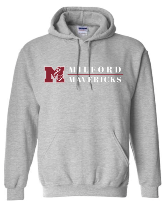 Adult  - Heavyweight Hooded Sweatshirt - Milford Mavericks