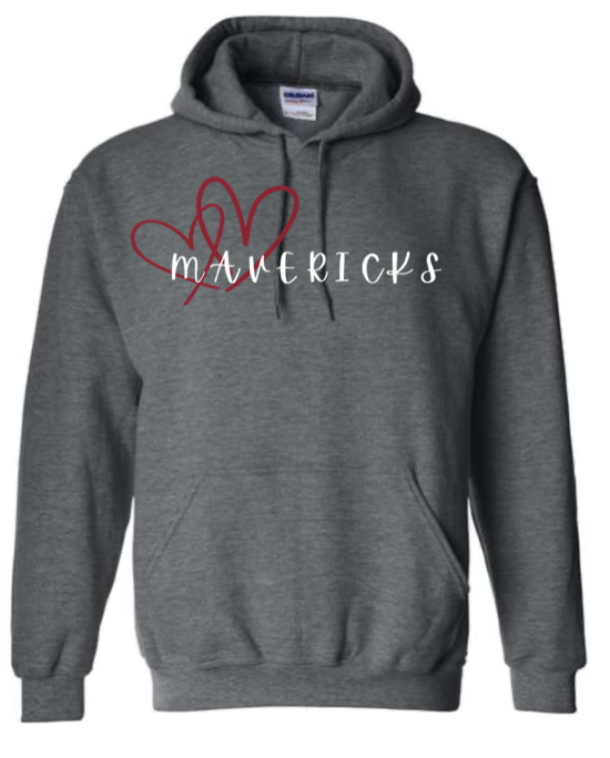Adult  - Heavyweight Hooded Sweatshirt - Milford Mavericks