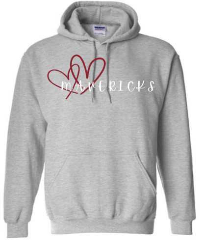Adult  - Heavyweight Hooded Sweatshirt - Milford Mavericks