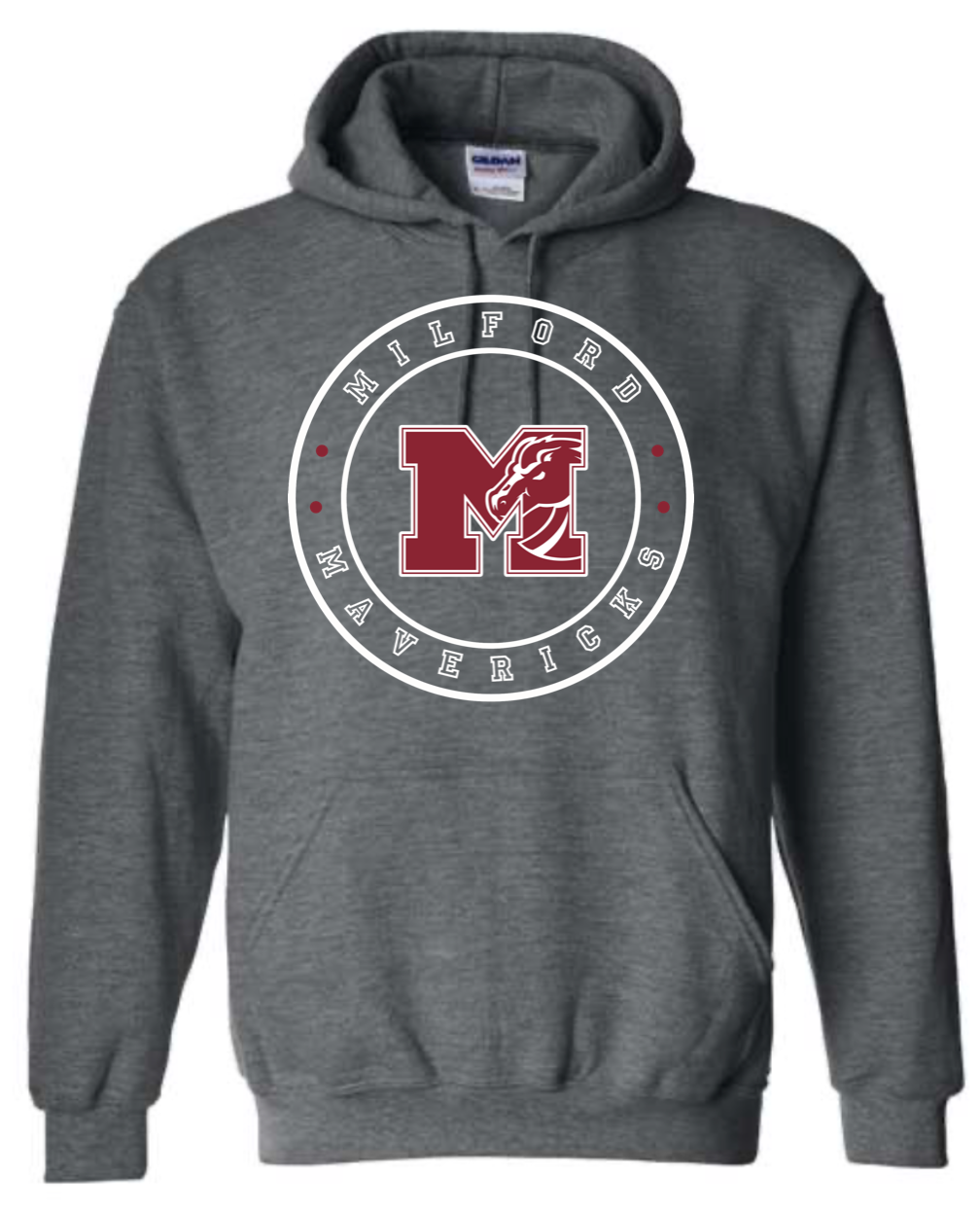 Adult  - Heavyweight Hooded Sweatshirt - Milford Mavericks