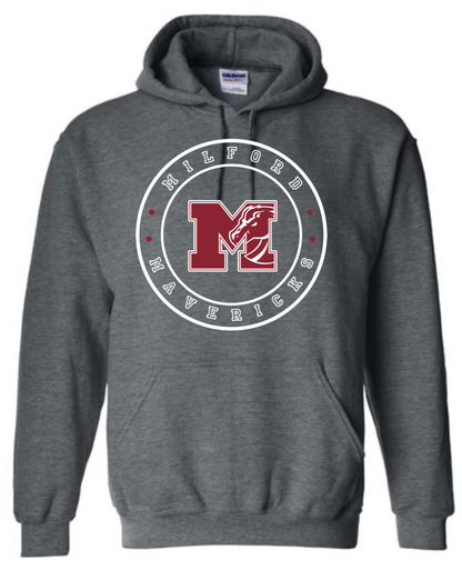 Adult  - Heavyweight Hooded Sweatshirt - Milford Mavericks