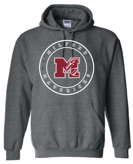 Adult  - Heavyweight Hooded Sweatshirt - Milford Mavericks