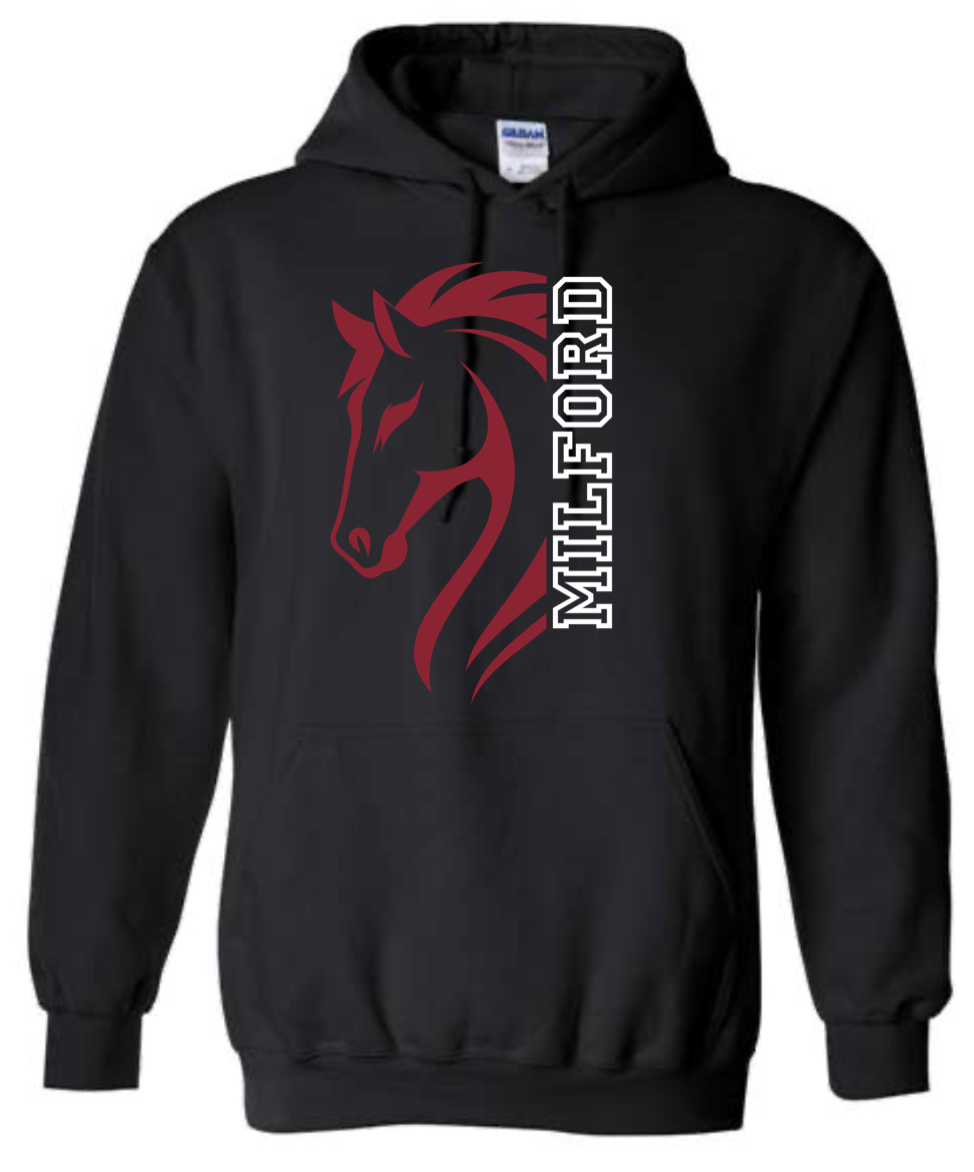 Adult  - Heavyweight Hooded Sweatshirt - Milford Mavericks