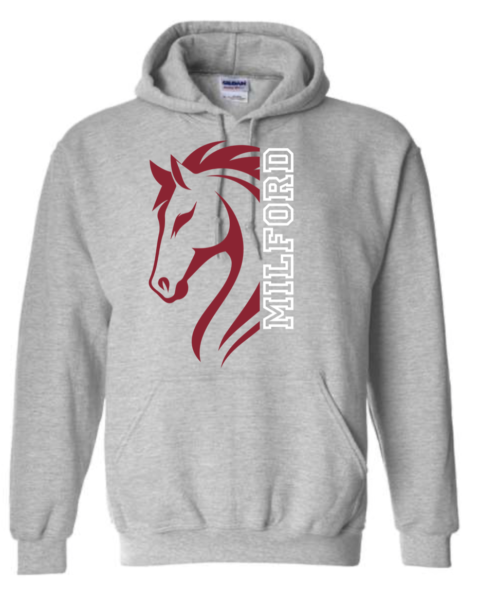 Adult  - Heavyweight Hooded Sweatshirt - Milford Mavericks